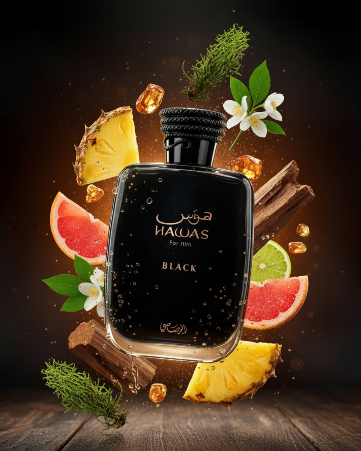 Rasasi Hawas Black Eau De Parfum - 100ML