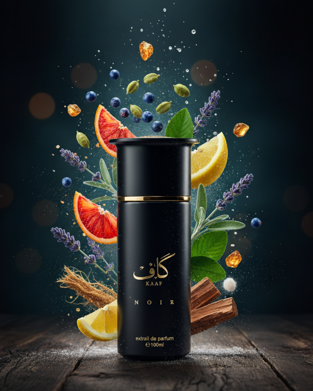 Ahmed Al Maghribi Kaaf Noir Extrait De Parfum - 100ML