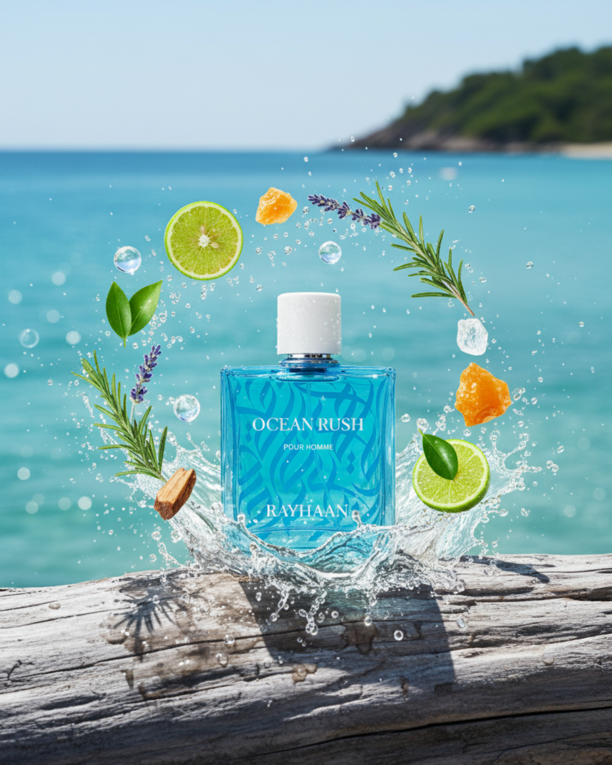 Rayhaan Ocean Rush Eau de Parfum - 100ML