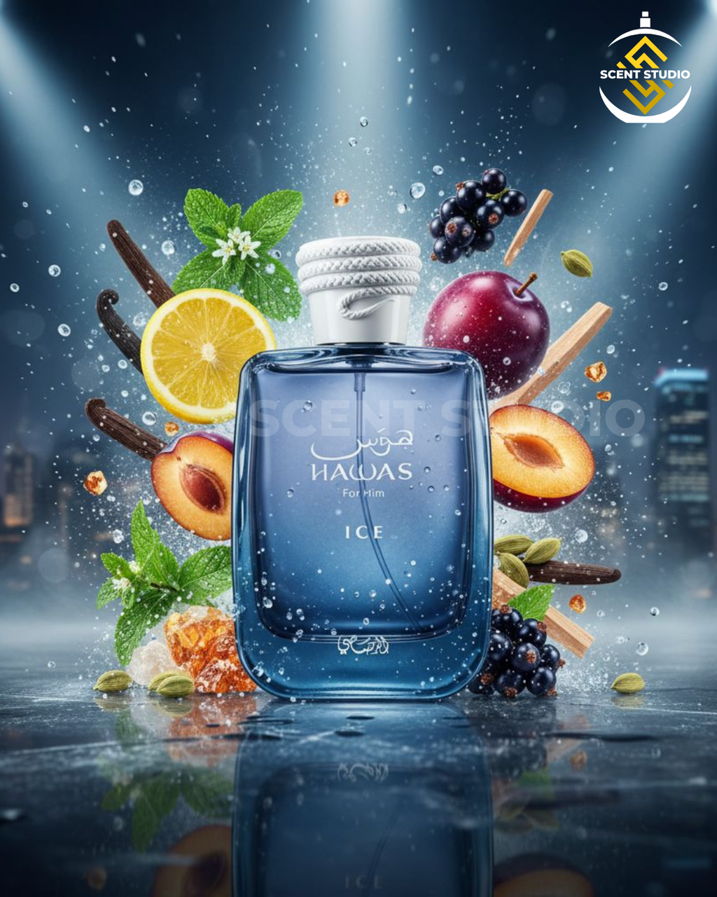Hawas Ice Eau De Parfum - 100ML - Scent Studio
