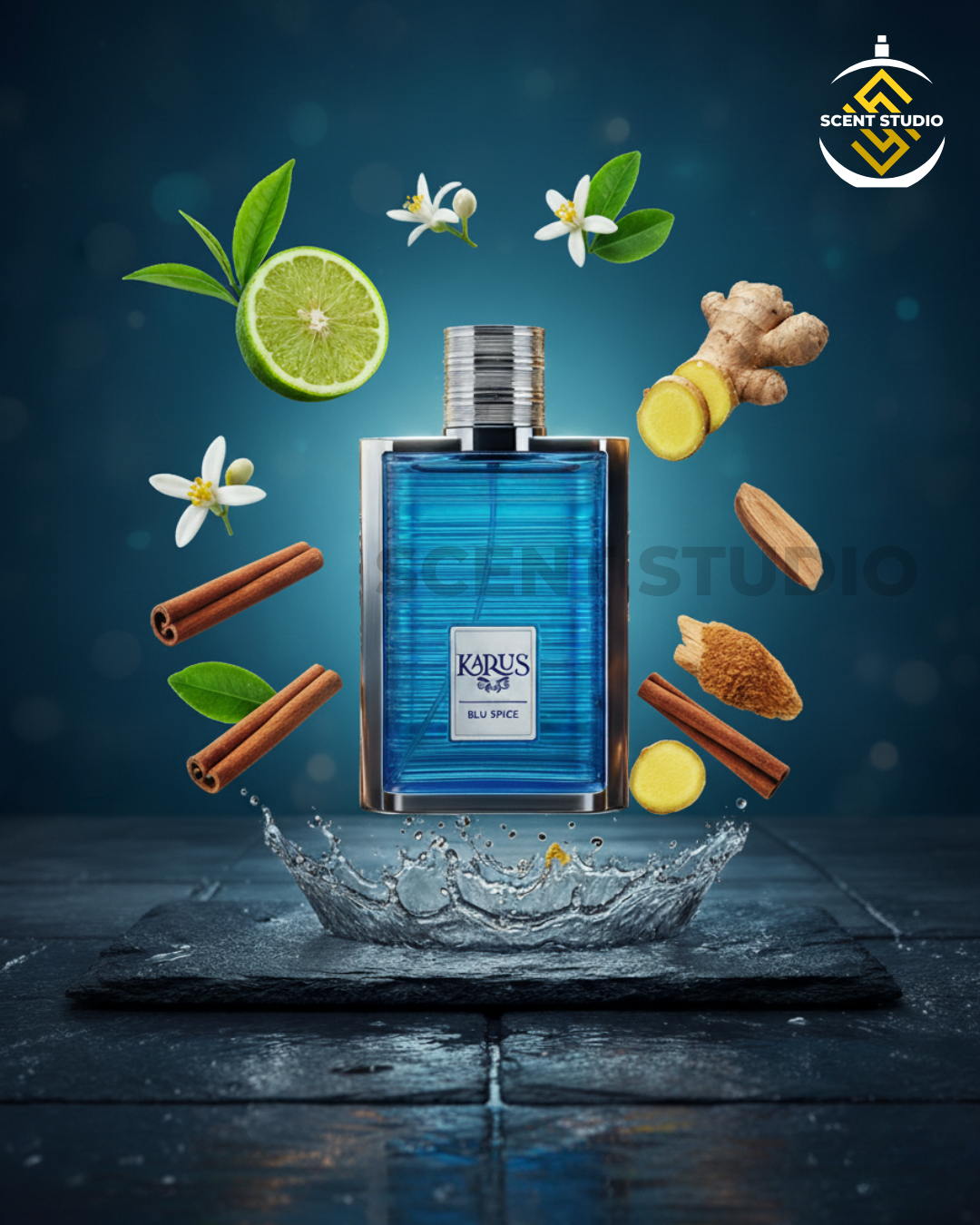 Karus Blue Spice Eau de Parfum - 100ML - Scent Studio