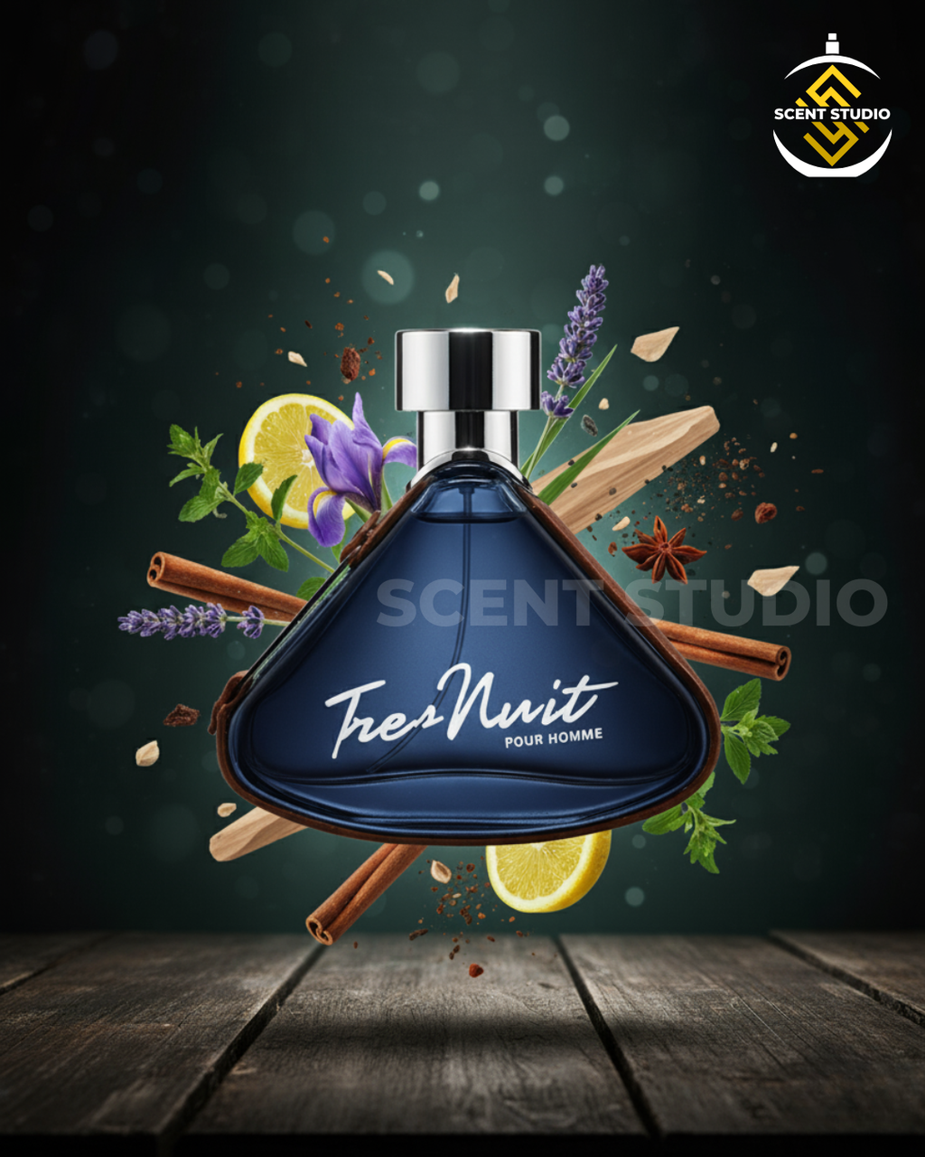 Tres Nuit Pour Homme Eau De Parfum - 100ML - Scent Studio